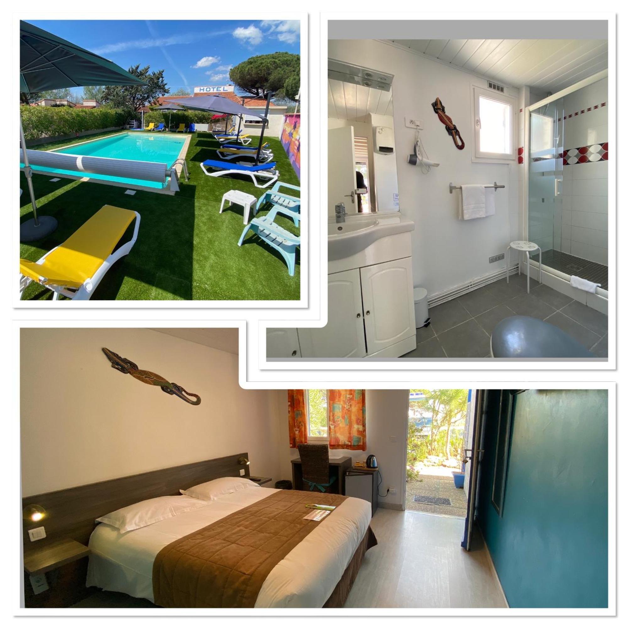 Hotel Des 4 Vents "Esprit Camargue" Aigues-Mortes Exteriör bild